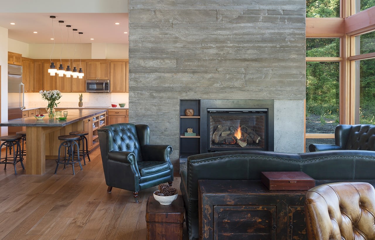 Tumble Creek Residences, Interior, Fireplace View