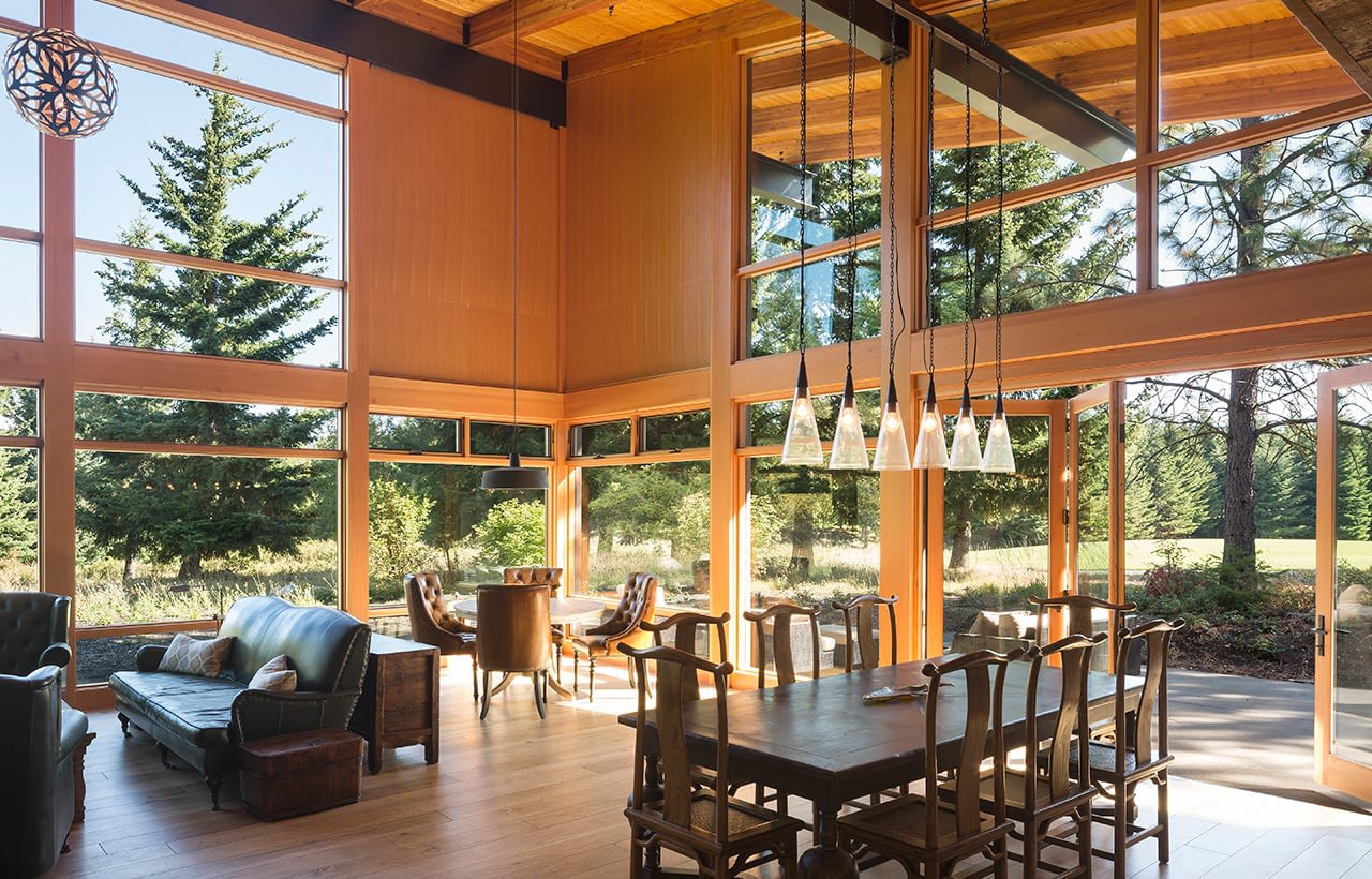 Tumble Creek Residences, Interior, Dining/ Living Room View