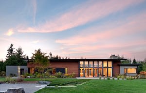 Olympia Prairie Home, Exterior, Back Entry