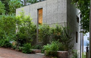 Hansen Road House, Exterior, Concrete