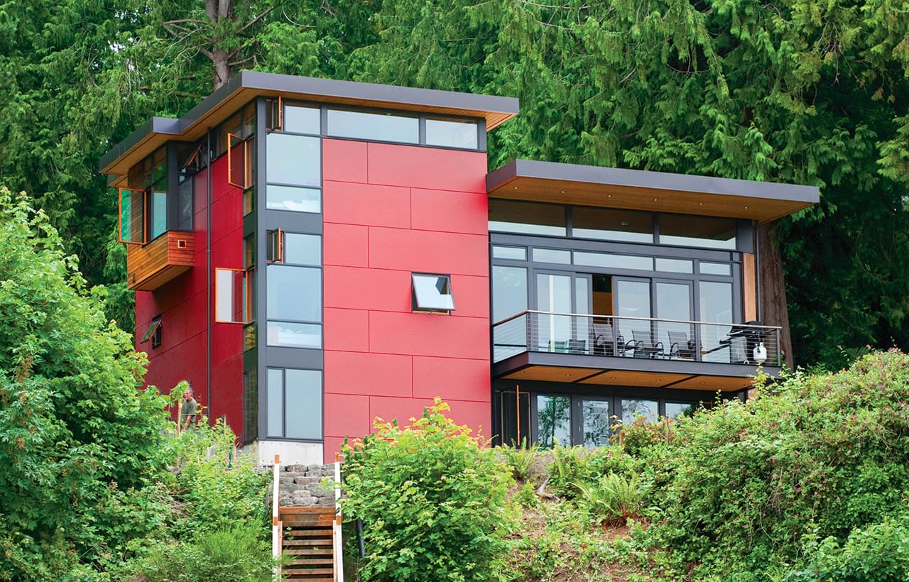 Arrow Point Residence, Exterior