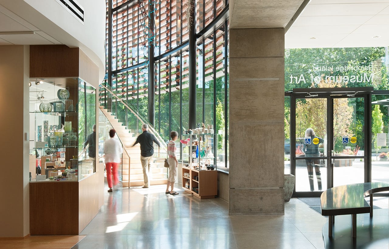 Bainbridge Island Museum of Art, Interior Entry