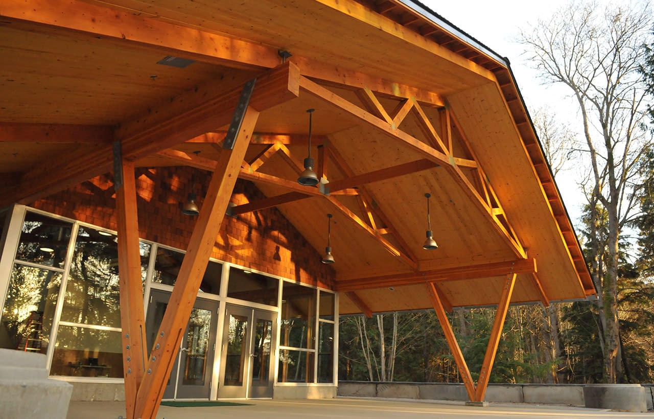 S'Klallam Tribe Youth Center, Exterior
