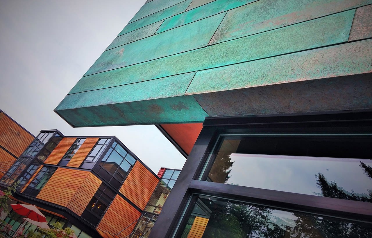 Eagle Harbor Market Building, Exterior Detail, Copper