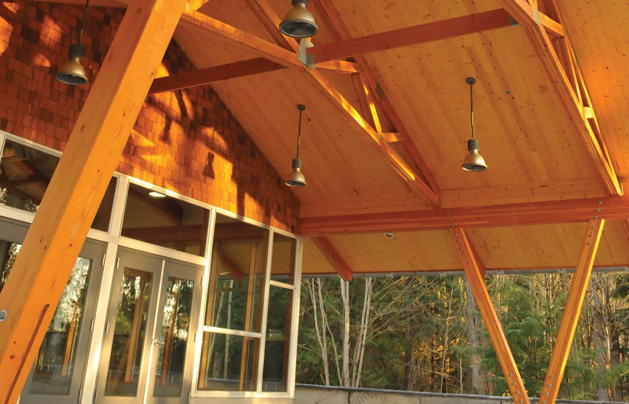 S'Klallam Tribe Youth Center, Exterior