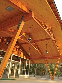 S'Klallam Tribe Youth Center, Exterior