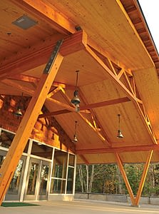S'Klallam Tribe Youth Center, Exterior