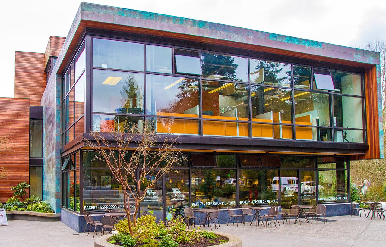 Eagle Harbor Market Building, Front Elevation