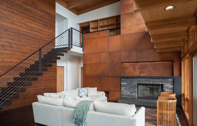 Bainbridge Island Retreat, Interior, Living Room