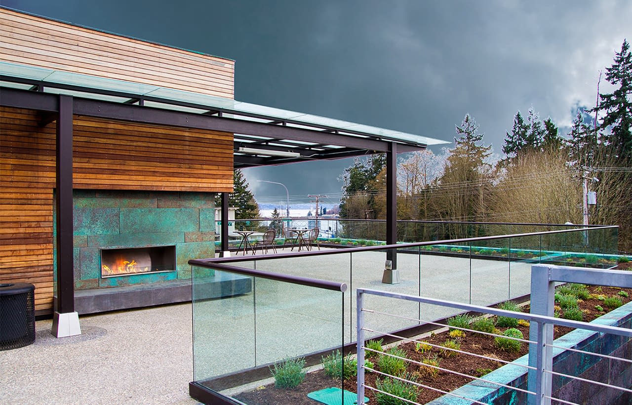 Eagle Harbor Market Building, Green Roof, Event Space