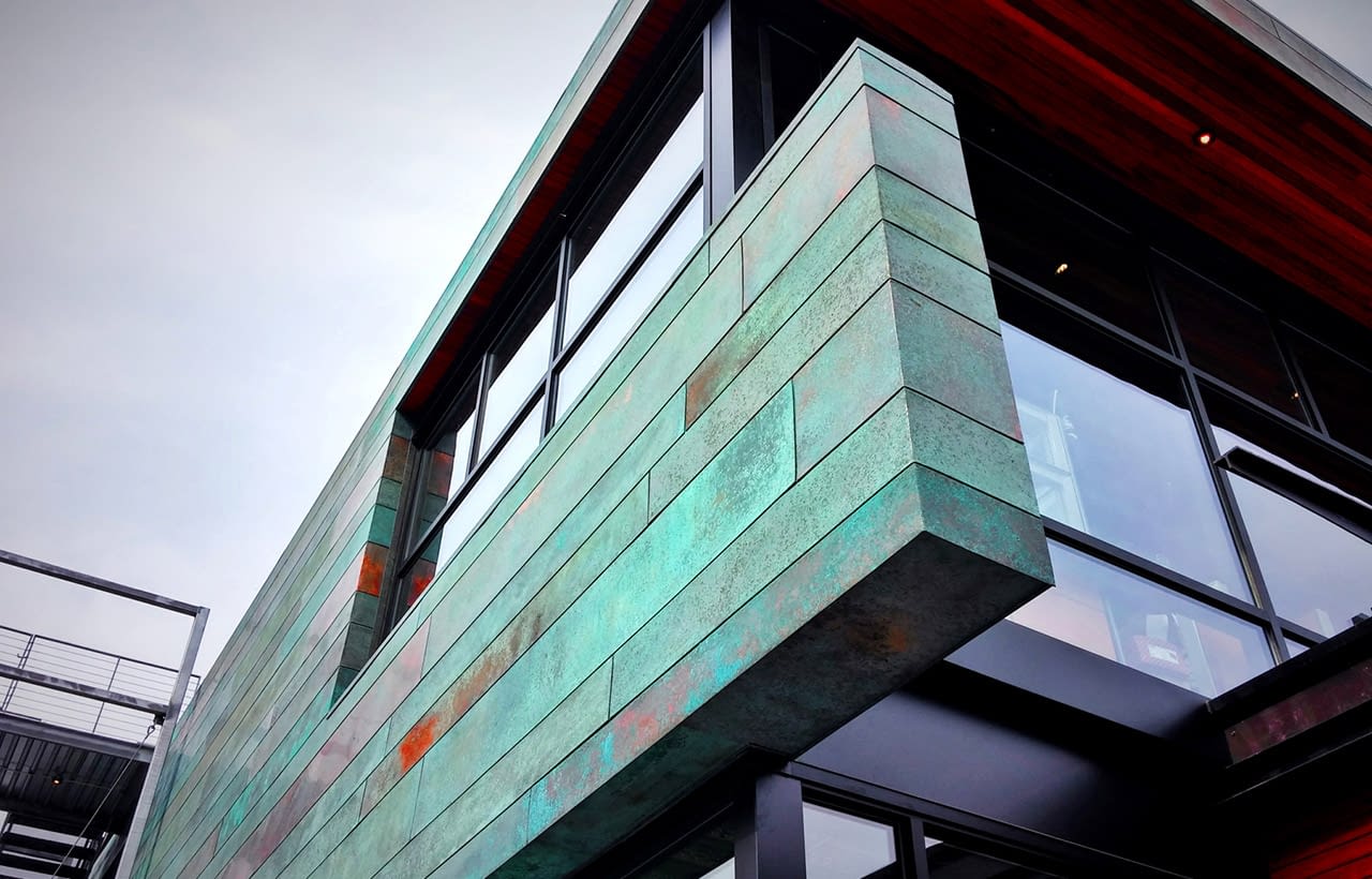 Eagle Harbor Market Building, Exterior Detail, Copper