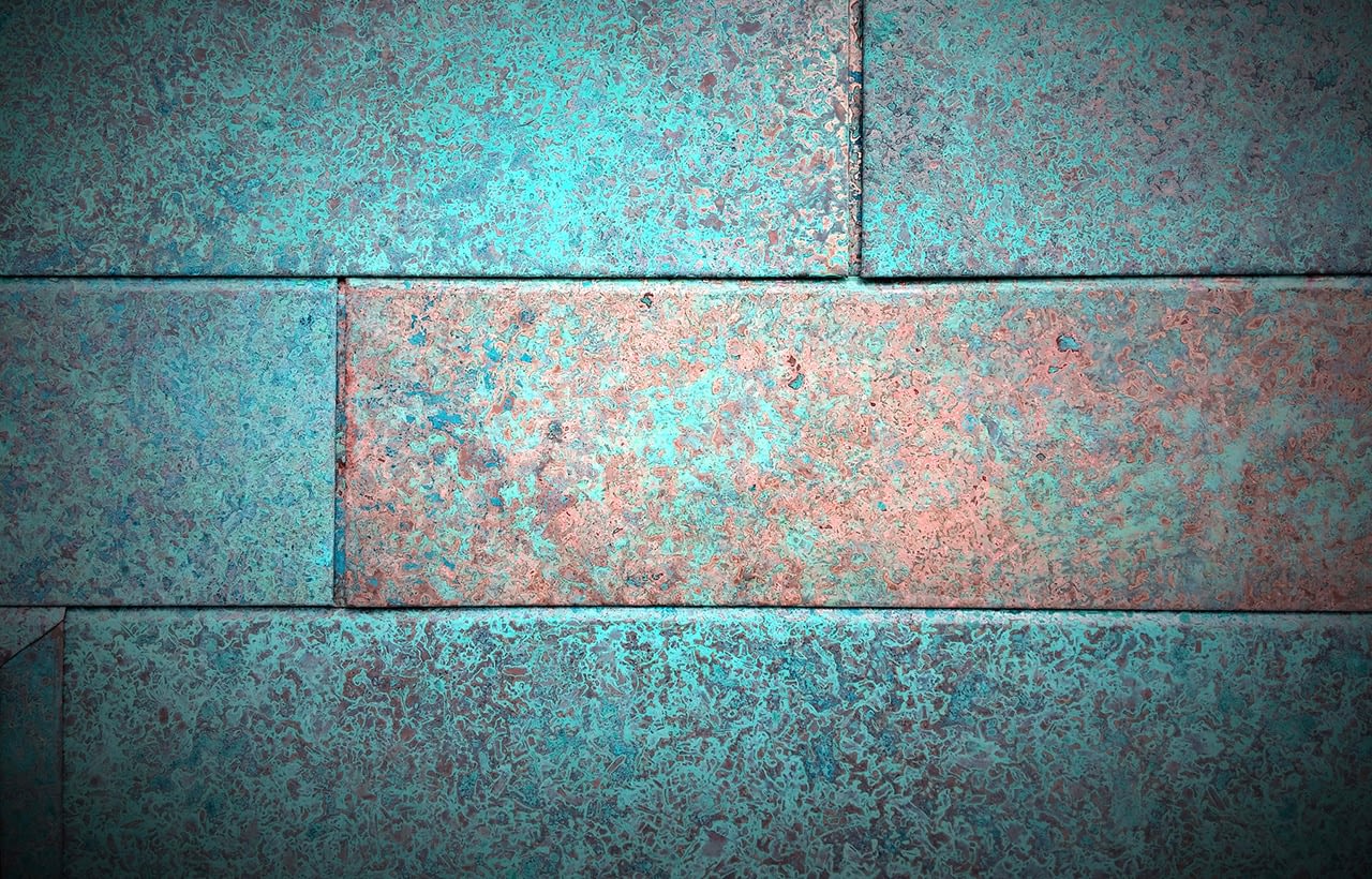 Eagle Harbor Market Building, Exterior, Copper Sample