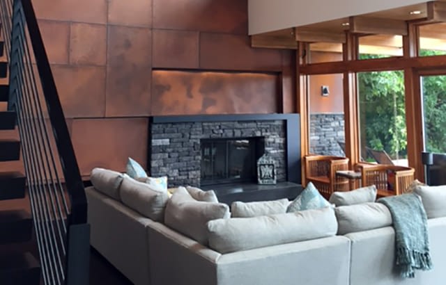 Bainbridge Island Retreat, Interior, Living Room