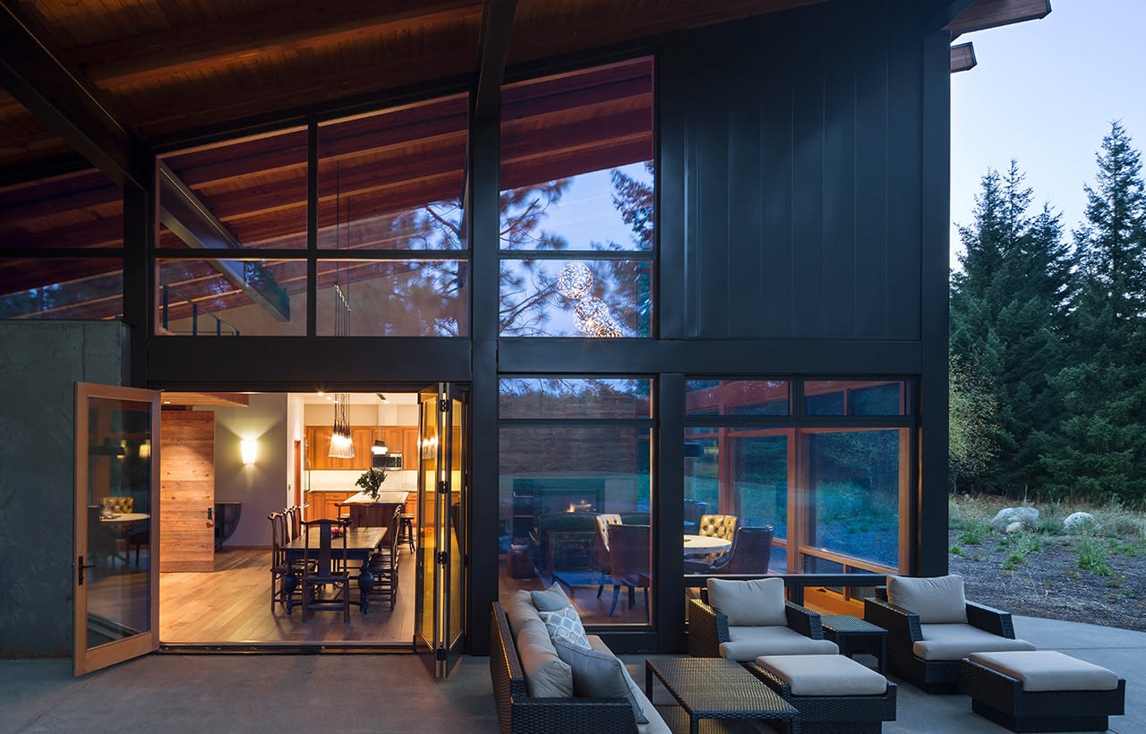 Tumble Creek Residences, Exterior, Patio View with Door opening