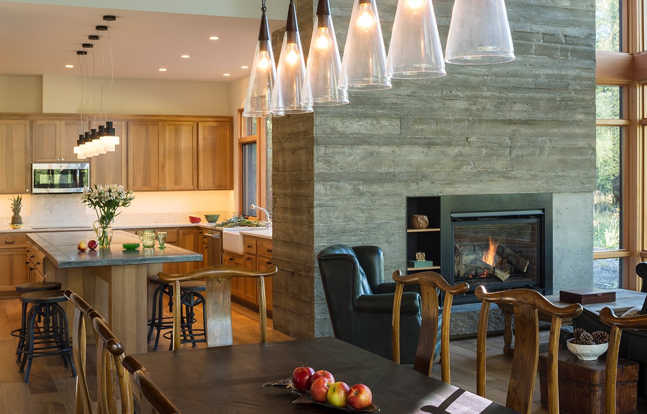 Tumble Creek Residences, Interior, Dining Room Light Detail