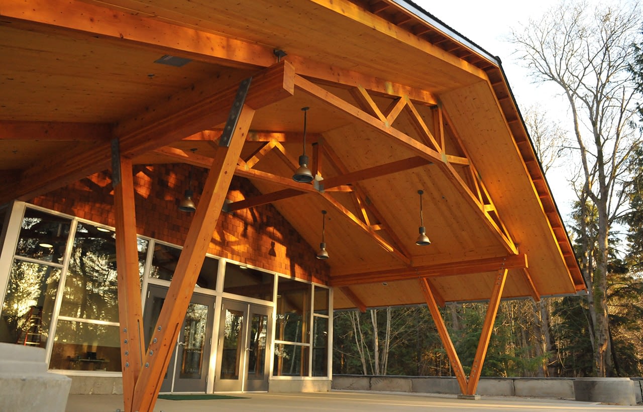 S'Klallam Tribe Youth Center, Exterior