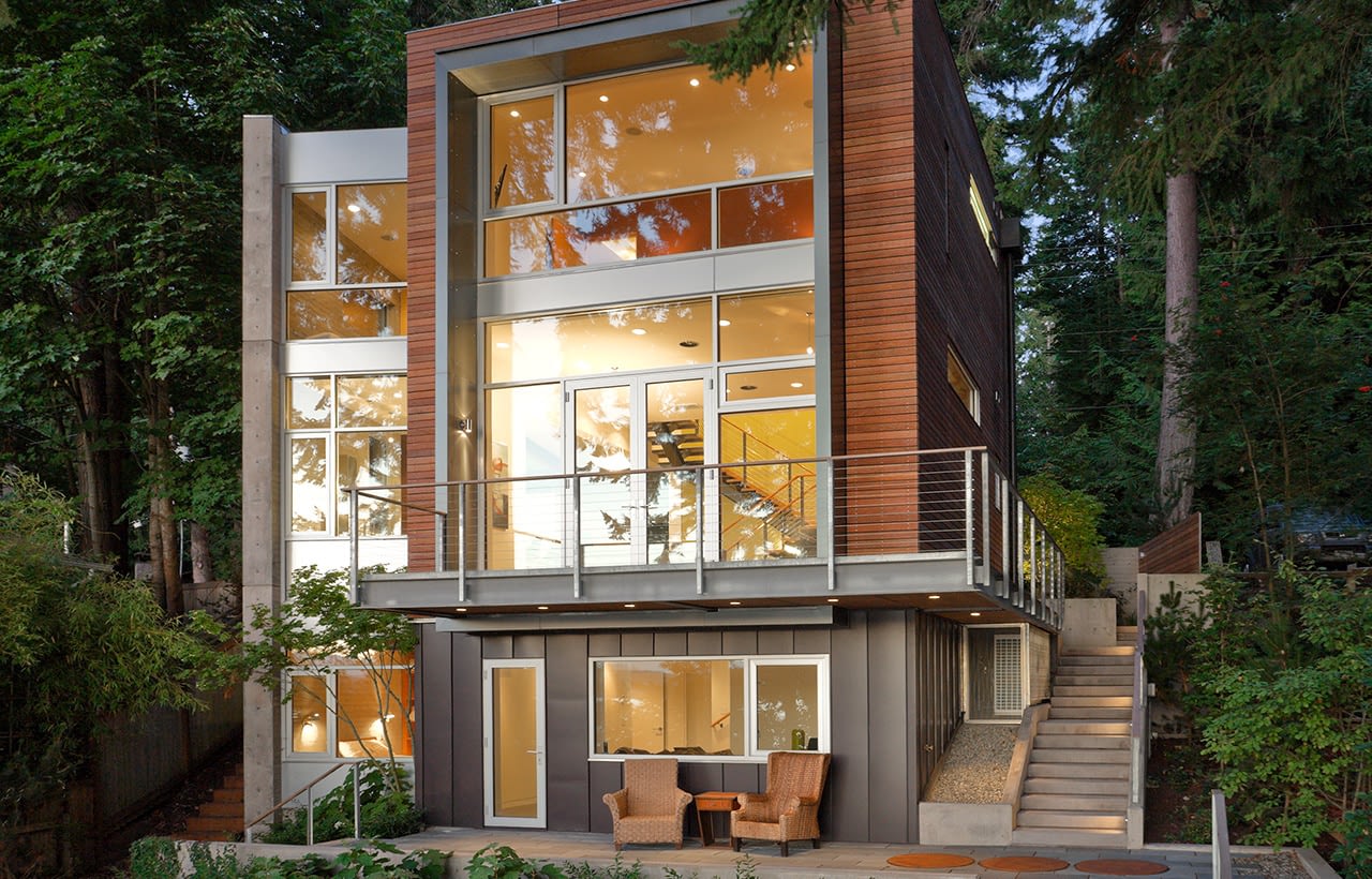 Hansen Road House, Exterior