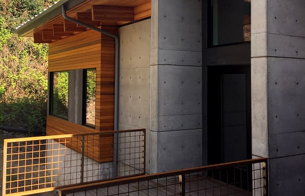 Hillside House, Exterior, Entry