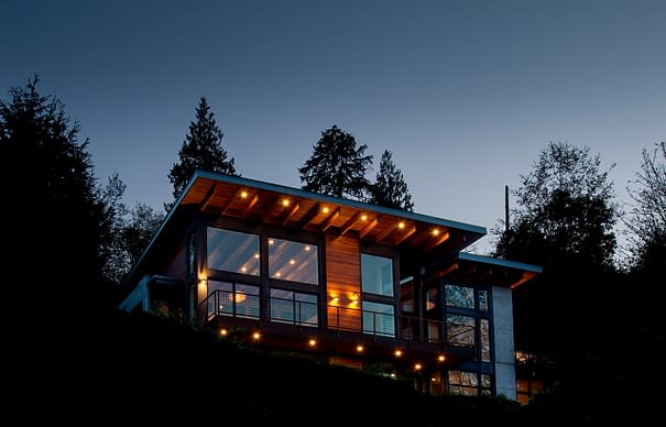 Hillside House, Exterior, Night