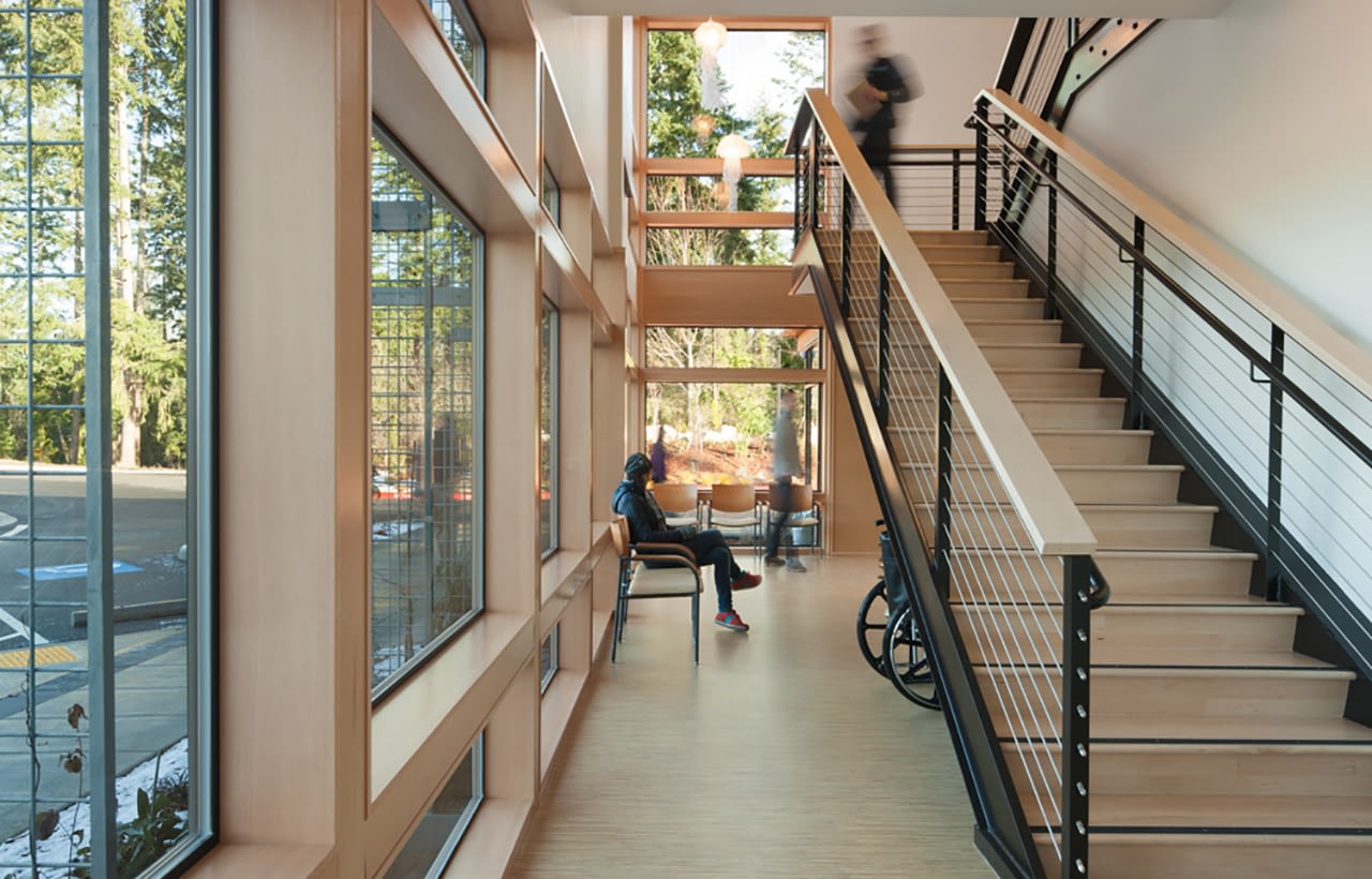 Harrison Urgent Care Facility, Interior, Stairs