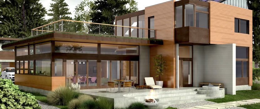 LEED Platinum certified home by Bainbridge Island Architects, Coates Design