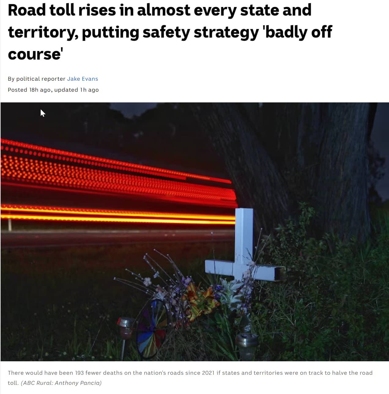 2023-05-15 11_43_48-Road toll rises in almost every state and territory, putting safety strategy 'ba