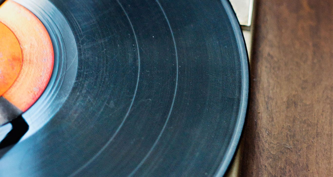 Vinyl Record close up