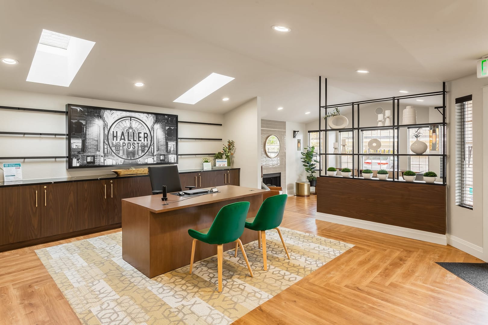 The Haller Post Apartments front dest
