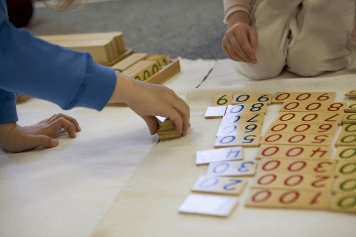 math blocks teaching large numbers in elementary school with hundreds thousands and millions orders of magnitude