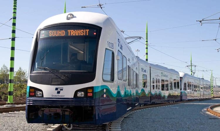 Sound Transit light rail in Seattle